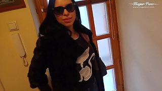 Russian chick blows and rides dick