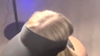 Blonde Baddie Takes BBC Backshots