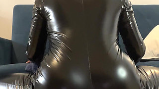 Squirt in a Latex Suit