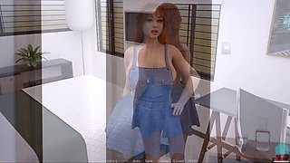 Playthrough of a visual novel featuring a busty mom and some cheeky fun