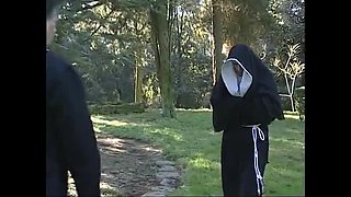 Shameful Nun Threesome Fucked Hard Anal & Creampie