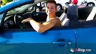 Woman fucked in car: Blowjob, Doggy  Cowgirl Porn
