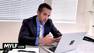 Concept: power snatch by mylf labs featuring lindsey lakes - fresh manager cougar dominates her staff