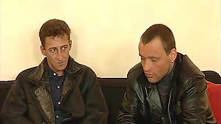 Chubby Milf Gets Fucked By One Dick While She Sucks Another In Hot Threesome - Jean Pallett