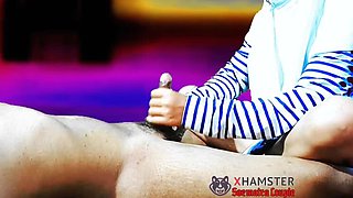Hot Indonesian Hijab MILF Gives Handjob & Cumshot - Homemade Asian Sex