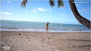 Mysterious Kathy In Sex Vlog: Trip To A Paradisiacal Brazilian Beach