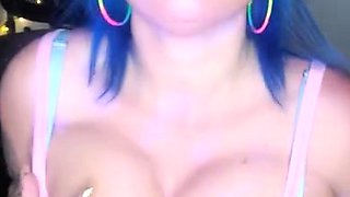 Great Big Boobs On Masturbating Redhead