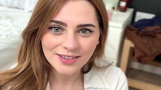 Innocent College Girl CAUGHT WEARING HER VIBE