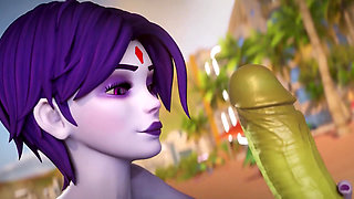 Raven - Beach Resort Fuck with Changeling