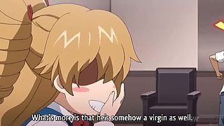 Stepdaughter and Busty Step-Mom in Lesbian Hentai Encounter - Subtitled