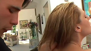 Dirty Blonde Bombshell Has the Right Legs, Tits, Holes, and Mind for Dirty Anal