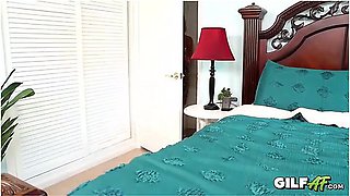 Blonde Gilf Desiree Eden Gets A Foot Rub And Raw Fuck By A Handsome Handyman