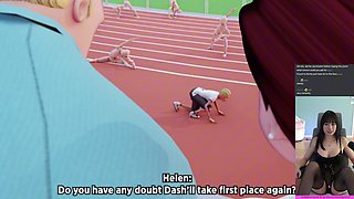 Elastigirl treats a humungous girthy dinky
