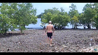 Stranger Fisherman, Fucked Me at the Beach, Cum Inside My Pussy Please