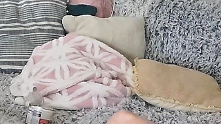 Tatianal Masturbates Her Pussy While She Shoves Her Foot up Her Submissive's Ass.