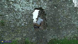 Compilation Of Mature Molly Maracas Pissing Outdoor On The Beach, In The Shower And More