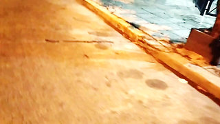 Public sex on the street with voyeurs