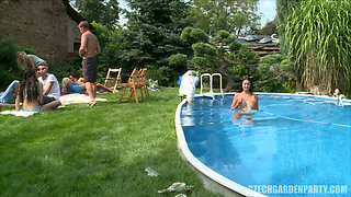 Czech garden party 2 - part 2 czech pretty girls and big cocks