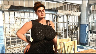 60 Yo Horny Woman and Sexual Cops