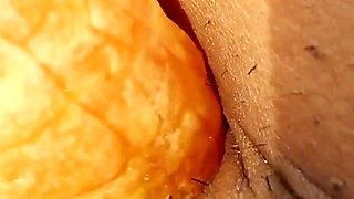 Belly Button Fruit Crushing & Wet Sensory Asmr
