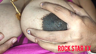 Desi Tamil House Wife Big Boobs Oil Massage