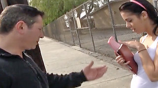 Stepdaughter Fucks Stepdad After Being Caught Ditching School