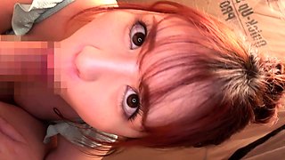 Mexicana blowjob with her big boobs