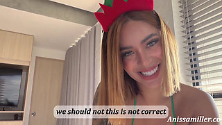 Merry Christmas, stepson. Today I will fulfill your fantasy of you filling me with milk.