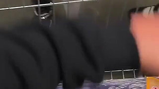 Pickup of College Girls in a Supermarket Ends in a Wild Party with Sex in All Holes