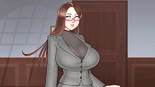 Sylvia wonders if her manager likes her in this animated adventure by Misskitty2k