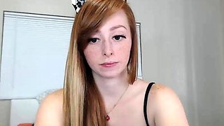 Great Big Boobs On Masturbating Redhead