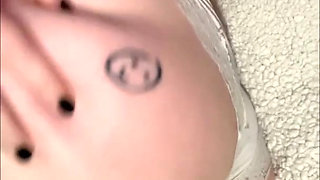 Desperate girl can't hold her pee and floods her panties