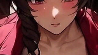 Big Titty Tifa & Petite Aerith Star in Spicy Toons: the Subway