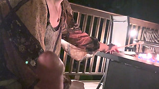 Wife Eats Roasted Marshmellows off My Cock