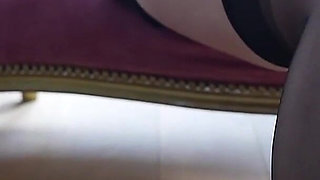 Slow and Sensual, Showing You My Nylons Stockings and Suspenders