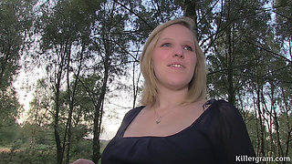 MILF Swinger Cum Slut Wife Kitty Goes on Her First Dogging Mission