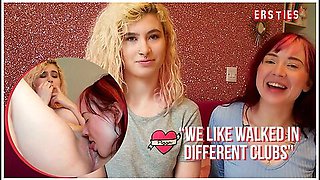 Cute Redhead Gives Blonde Babe Lesbian Pleasures