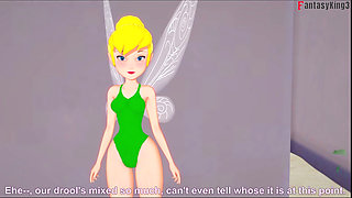 Tinkerbell Bikini Sex at the Beach