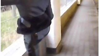 Walking In Public Latex Leggings And High Heels Pmv Porn Music Video