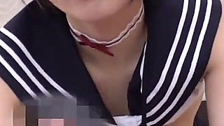 Cute Busty Japanese Student Gets Fucked by a Stranger While in Uniform Part 7