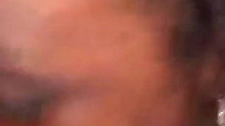 Slutty Ebony with Big Natural Tits Likes Having a White Cock up Her Pussy