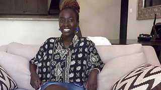 I talked nerdy with this tall EBONY college girl