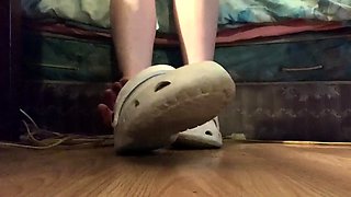 Foot fetish Close up feet and toes tease