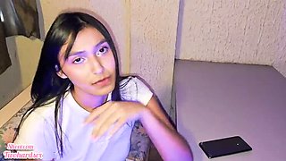 Familyxxx66 Stepsister Helps Brother With College Fun - Blowjob & Tight Pussy Missionary POV