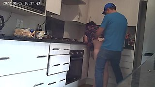 Ex-Girlfriend Turned Cum Dump: Spy Cam Catches Redsparow Creampie Cheating Barbie in Kitchen