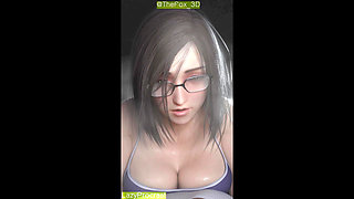 Final Fantasy 7 FF7 - Morning with Nayo Remix color WM (No sound) By LazyProcrast Animation 3D Hentai