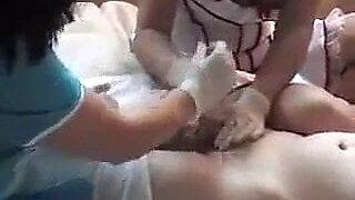 Vintage Latex Glove Nurse Handjob