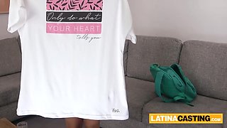 Sexy Latina Takes It Up Her Ass Hard After A Deep Sloppy Face Fuck Upside Down