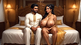 Step Brother enjoys threesome Rough Sex with two hot Step sisters in Family