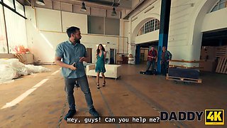 Daddy4k. my cunt got too wet when he caught us...